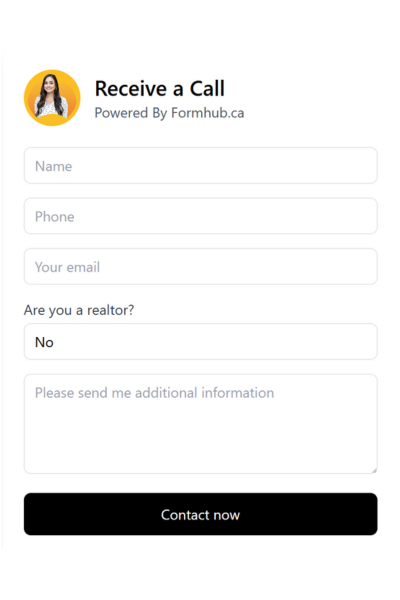 Form Hub Interface